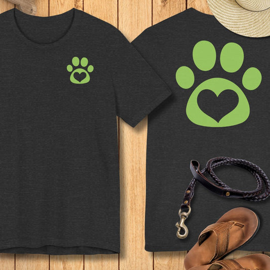 Love in Lime - Vorne & Hinten - T-Shirt Unisex Modern Fit Premium Qualität