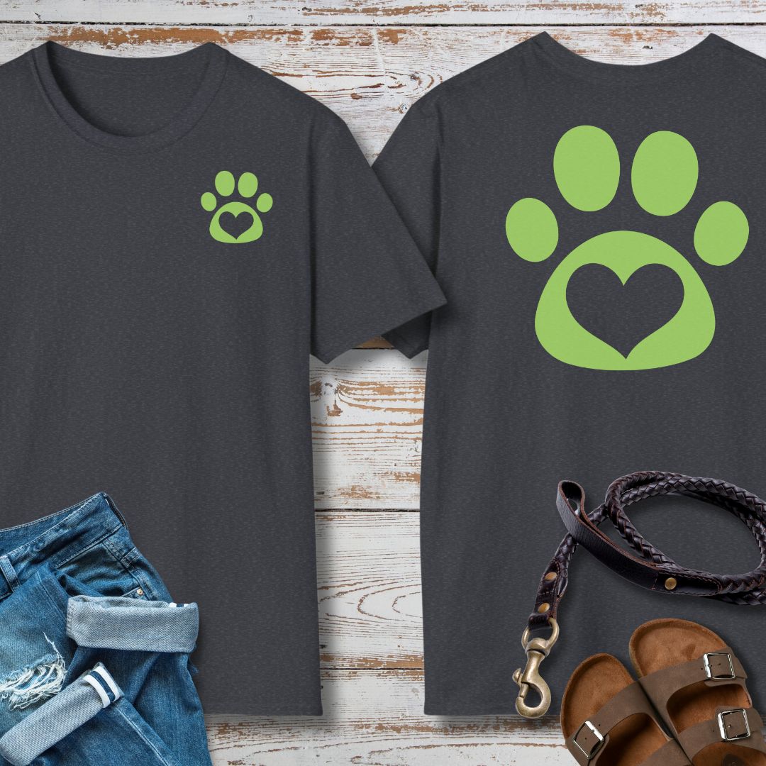 Love in Lime - Vorne & Hinten - T-Shirt Unisex Classic Fit Standard Qualität