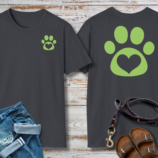 Love in Lime - Vorne & Hinten - T-Shirt Unisex Classic Fit Standard Qualität