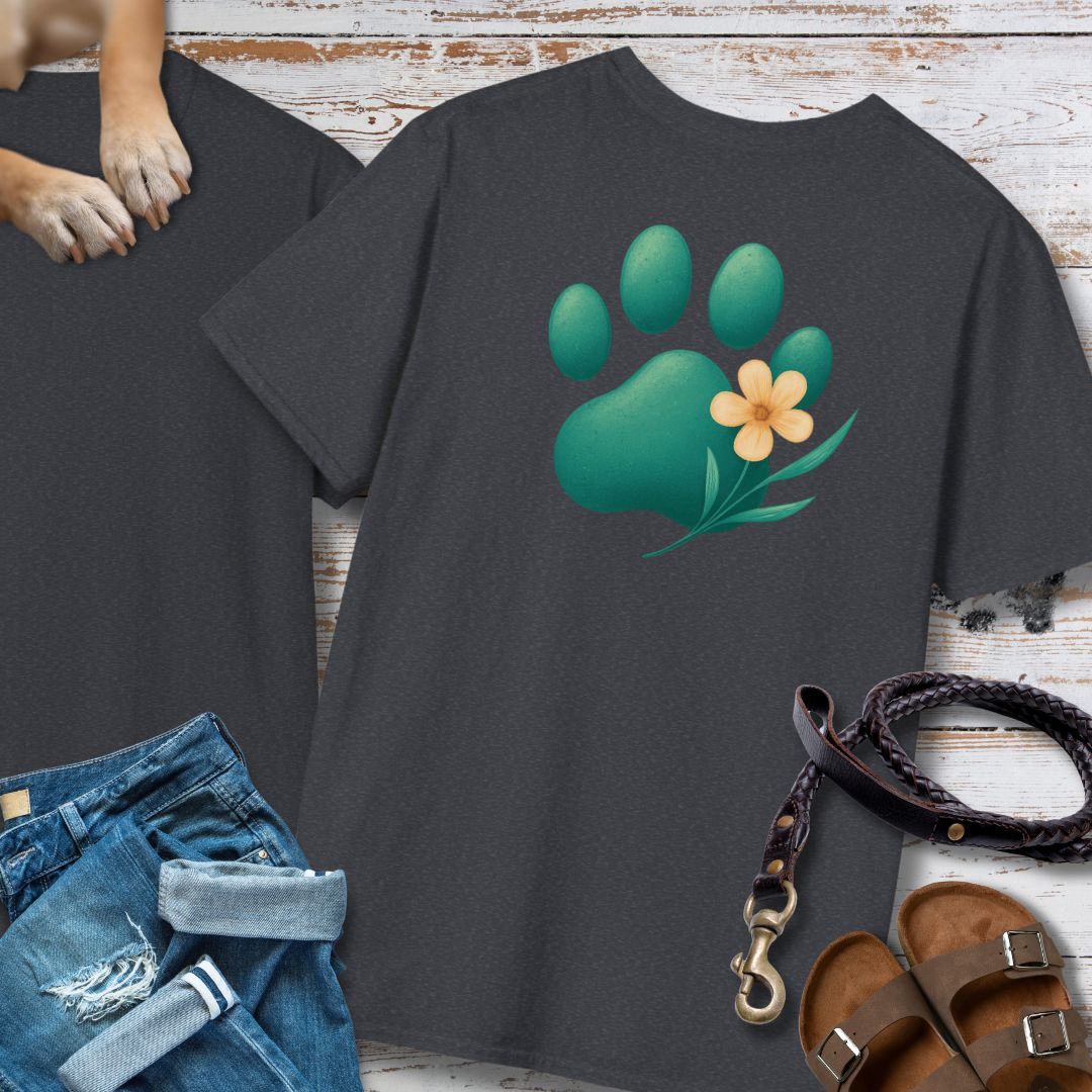 T-Shirt des Monats März "Frühlingspfote" - T-Shirt Unisex Classic Fit - Bequemer Klassiker