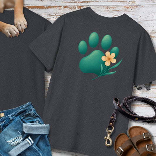 T-Shirt des Monats März "Frühlingspfote" - T-Shirt Unisex Classic Fit - Bequemer Klassiker