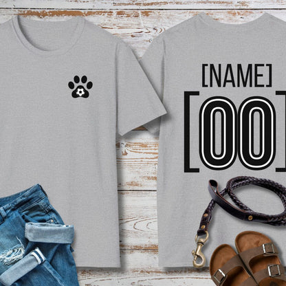 Mein Hund. Mein Team.  Personalisierbar Vorne & Hinten - WM-Edition - Classic Fit - Bequemer Klassiker