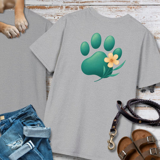 T-Shirt des Monats März "Frühlingspfote" - T-Shirt Unisex Classic Fit - Bequemer Klassiker