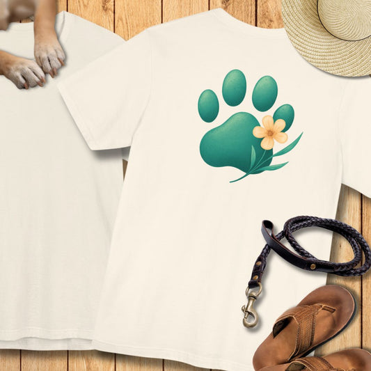 T-Shirt des Monats März "Frühlingspfote" - T-Shirt Unisex Modern Fit - Weich & Leicht