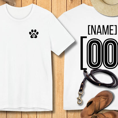 Mein Hund. Mein Team.  Personalisierbar Vorne & Hinten - WM-Edition - Modern Fit - Weich & Leicht