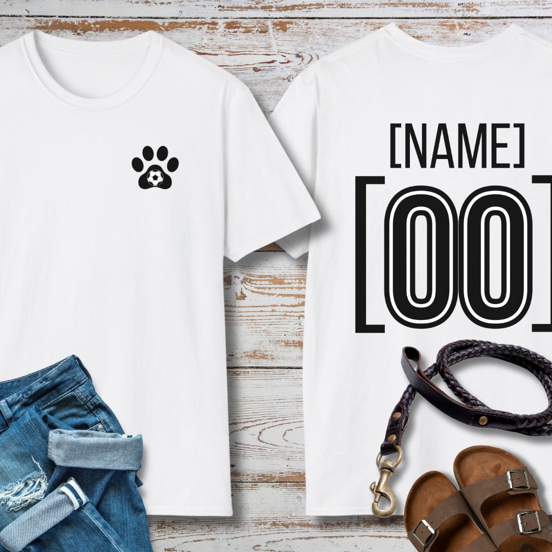 Mein Hund. Mein Team.  Personalisierbar Vorne & Hinten - WM-Edition - Classic Fit - Bequemer Klassiker