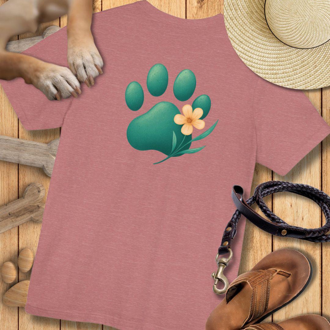 T-Shirt des Monats März "Frühlingspfote" - T-Shirt Unisex Modern Fit - Weich & Leicht
