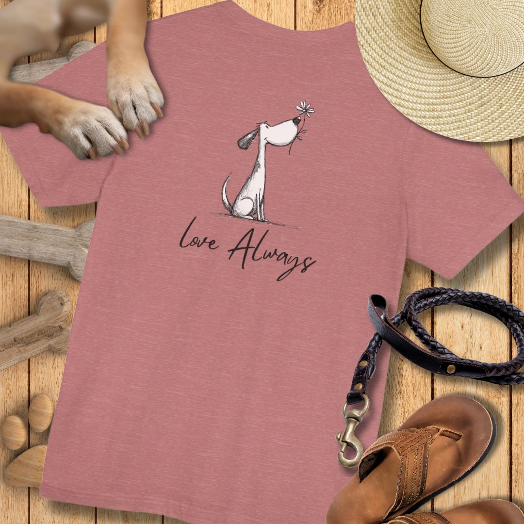 Love Always -  Vorne & Hinten - T-Shirt Unisex Modern Fit - Weich & Leicht