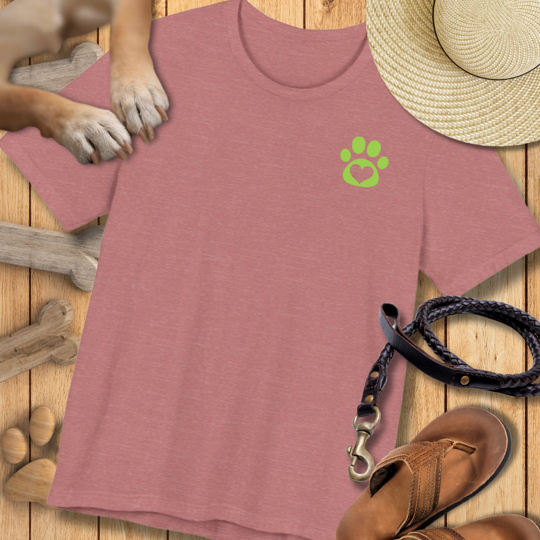 Love in Lime - Vorne & Hinten - T-Shirt Unisex Modern Fit Premium Qualität