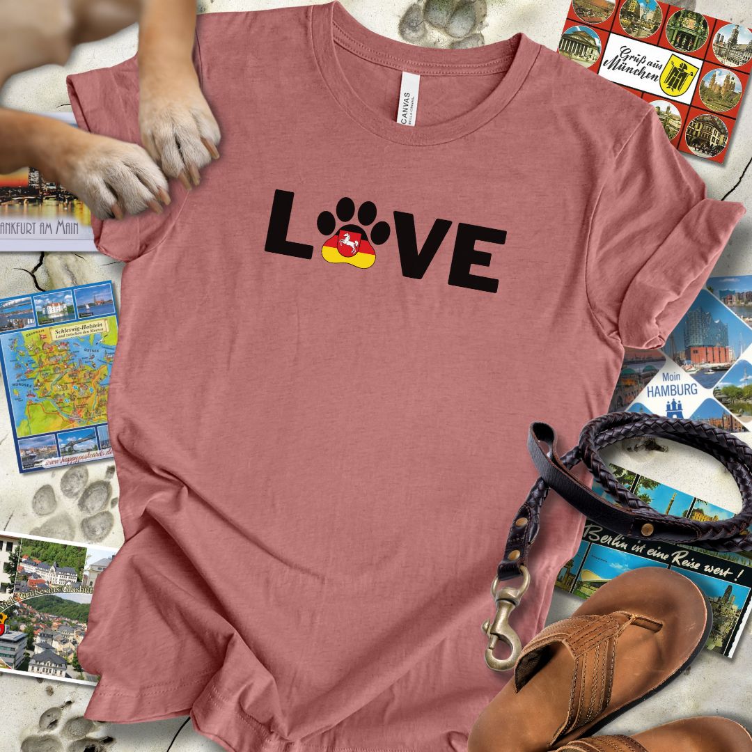 Love Pfote - Niedersachsen - T-Shirt Unisex Slim Fit
