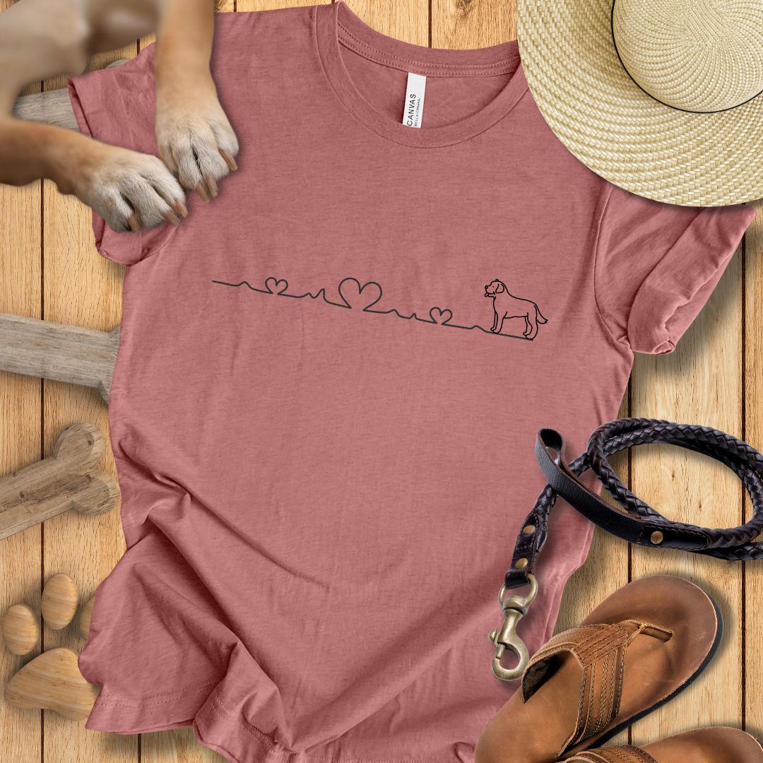 Herzlinie - T-Shirt Unisex Slim Fit