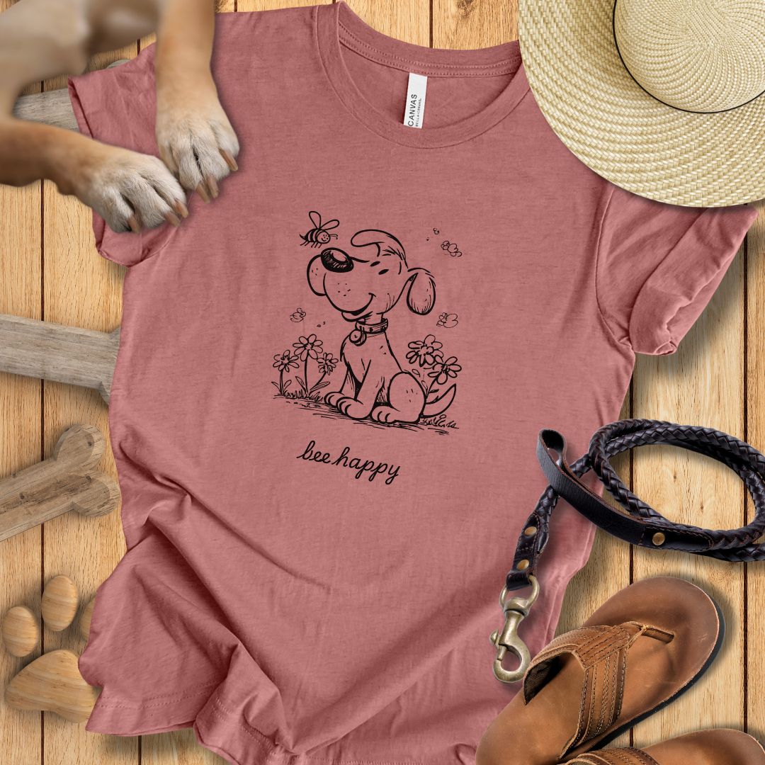 Bee happy - T-Shirt Damen Slim Fit