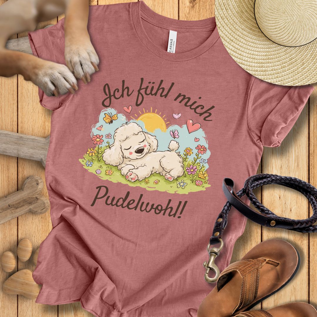 Ich fühl mich pudelwohl - T-Shirt Unisex Slim Fit