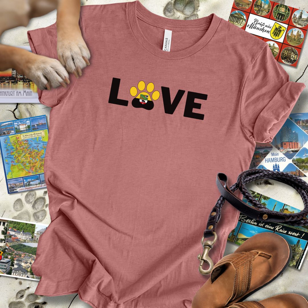 Love Pfote - Sachsen-Anhalt - T-Shirt Unisex Slim Fit