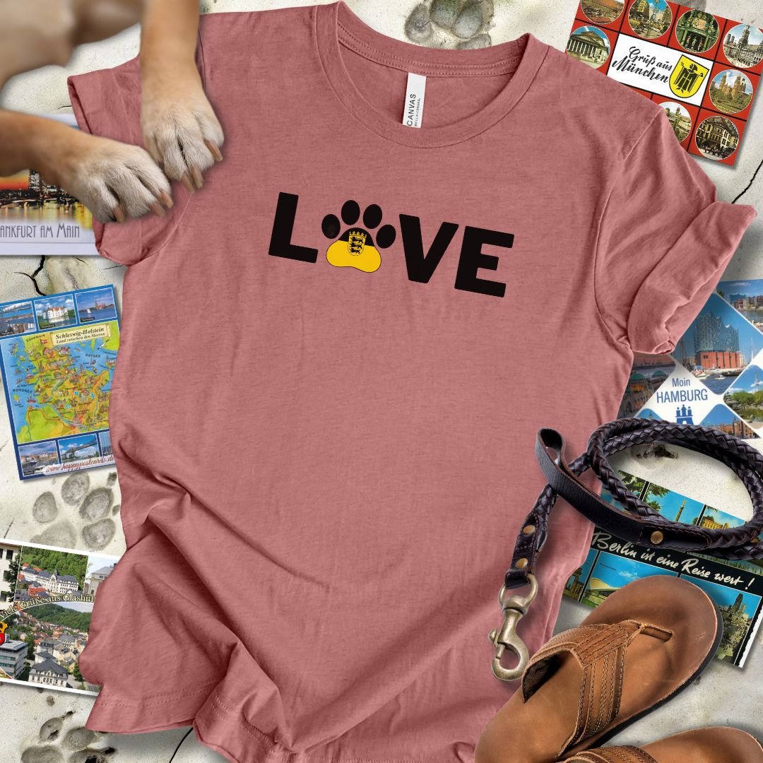 Love Pfote - Baden-Württemberg - T-Shirt Unisex Slim Fit