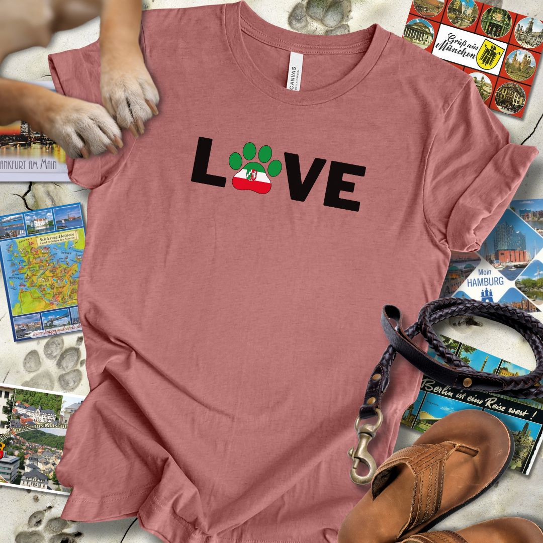 Love Pfote - Nordrhein-Westfalen - T-Shirt Unisex Slim Fit