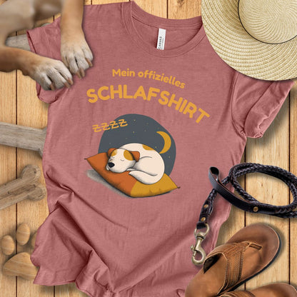 Mein offizielles Schlafshirt - T-Shirt Unisex Modern Fit - Weich & Leicht