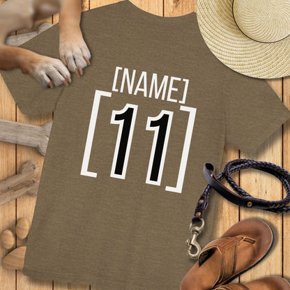 Mein Hund. Mein Team.  Personalisierbar Vorne & Hinten - WM-Edition - Modern Fit - Weich & Leicht