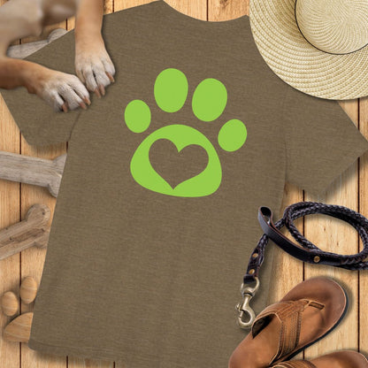 Love in Lime - Vorne & Hinten - T-Shirt Unisex Modern Fit Premium Qualität