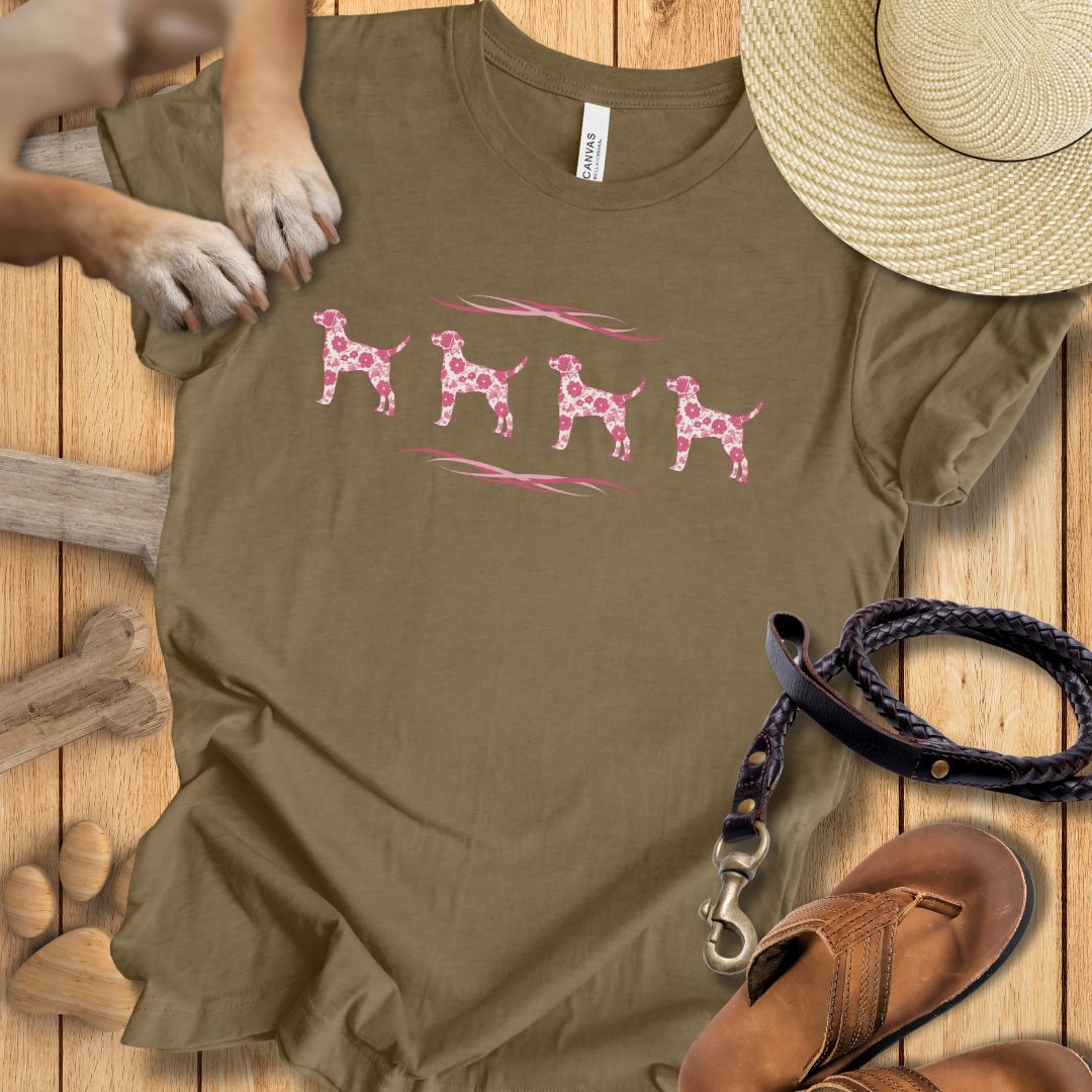 Vier Labradore - T-Shirt Damen Slim Fit