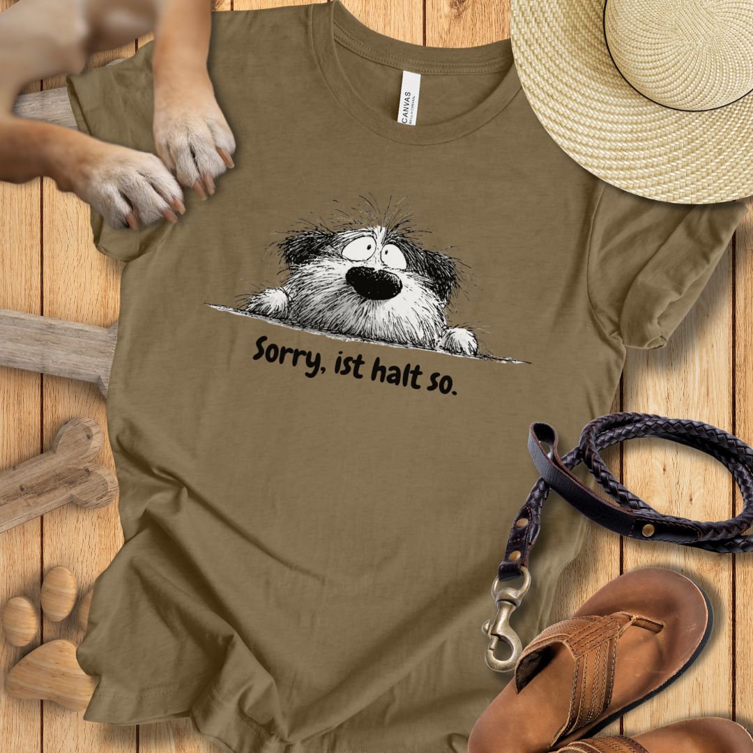 Sorry, ist halt so - Premium T-Shirt Modern Fit - Weich & Leicht
