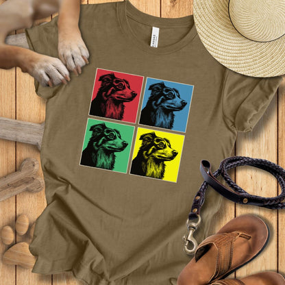 Pop Art Australian Shepherd - T-Shirt Unisex Modern Fit - Weich & Leicht