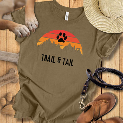 Trail & Tail - T-Shirt Unisex Modern Fit - Weich & Leicht