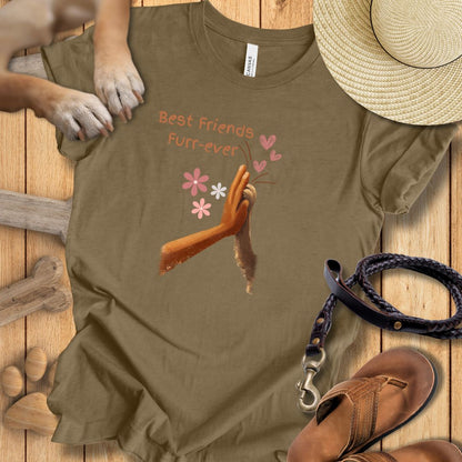 Best Friends 'Furr-ever' - High Five - T-Shirt Unisex Slim Fit