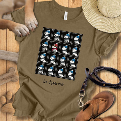 Be Different - T-Shirt Unisex Modern Fit - Weich & Leicht