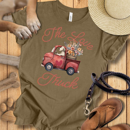 The Love Truck - T-Shirt Unisex Modern Fit - Weich & Leicht