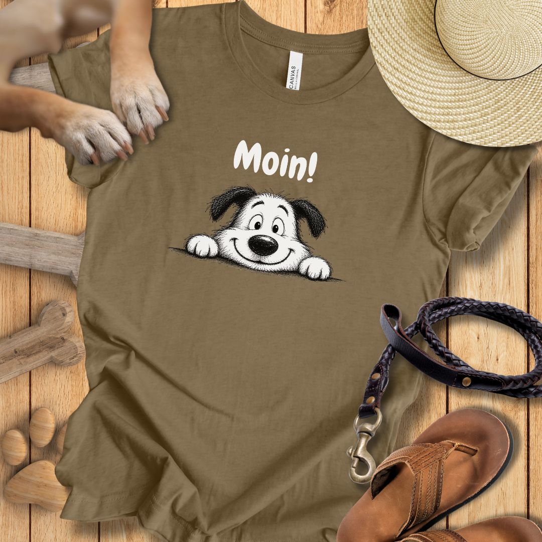 Moin! - Premium T-Shirt Modern Fit Weich & Leicht
