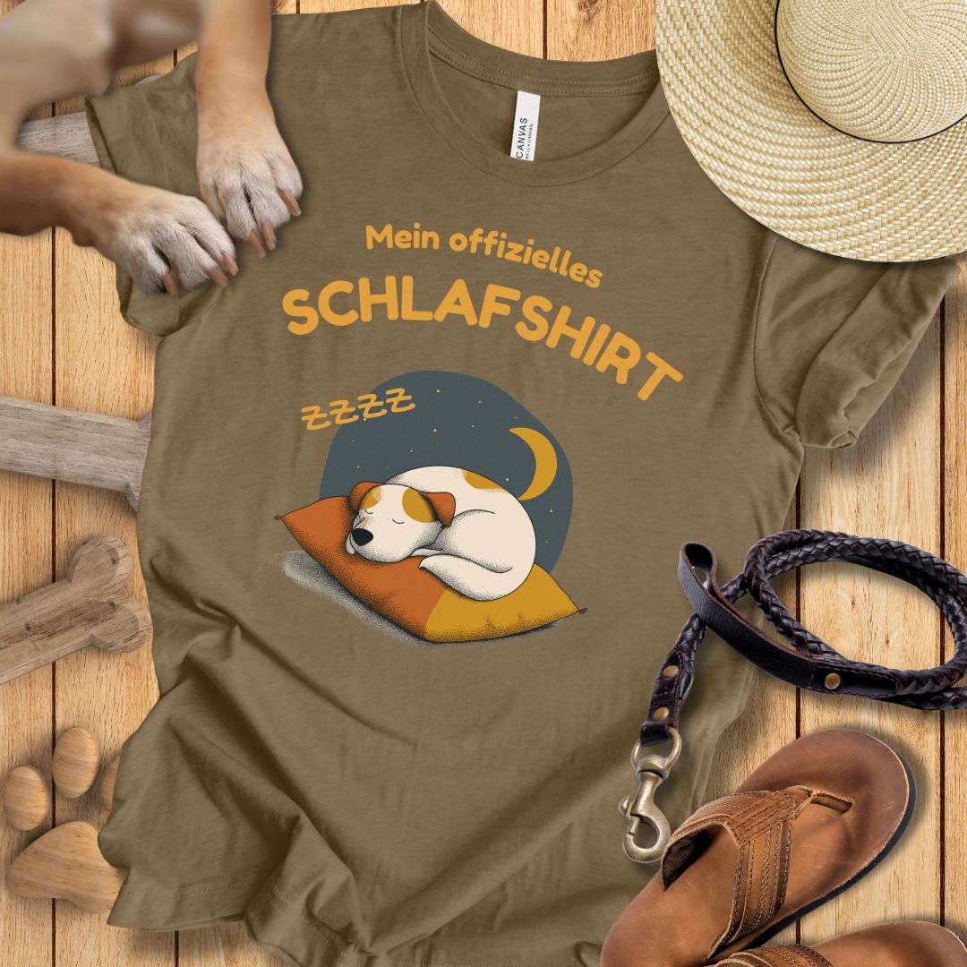 Mein offizielles Schlafshirt - T-Shirt Unisex Modern Fit - Weich & Leicht