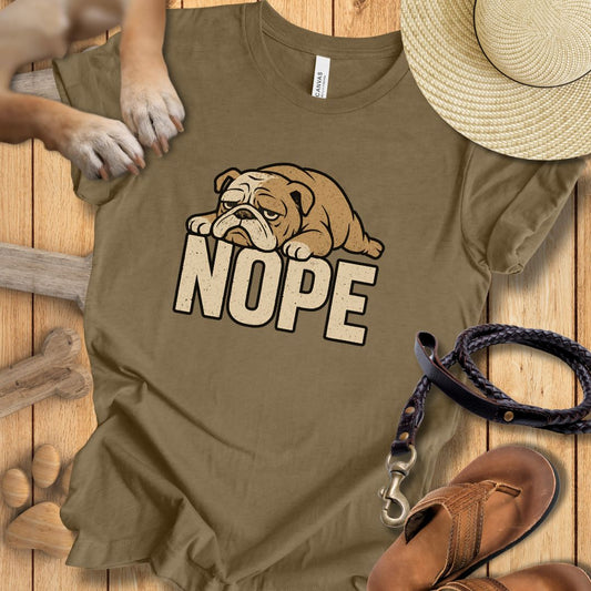 Nope - T-Shirt Unisex Modern Fit - Weich & Leicht
