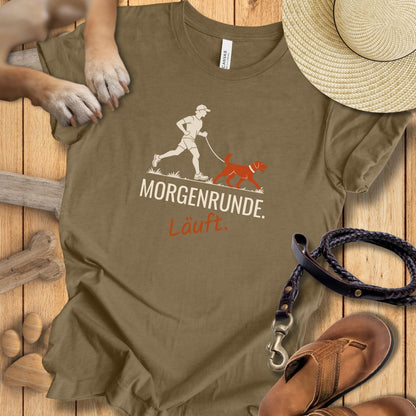 Morgenrunde Mann - Premium T-Shirt Modern Fit - Weich & Leicht