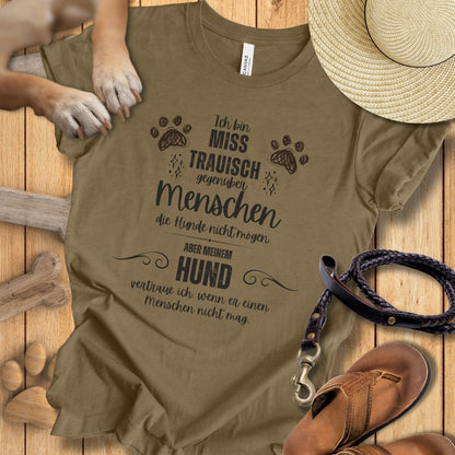 Ich bin misstrauisch - T-Shirt Unisex Modern Fit - Weich & Leicht