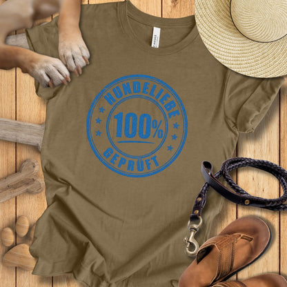 100% Hundeliebe - T-Shirt Unisex Modern Fit - Weich & Leicht