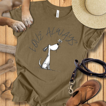 Love Always T-Shirt Unisex Modern Fit - Weich & Leicht