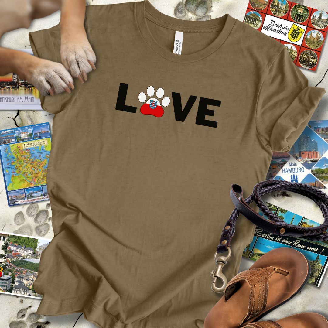 Love Pfote - Thüringen - T-Shirt Unisex Slim Fit