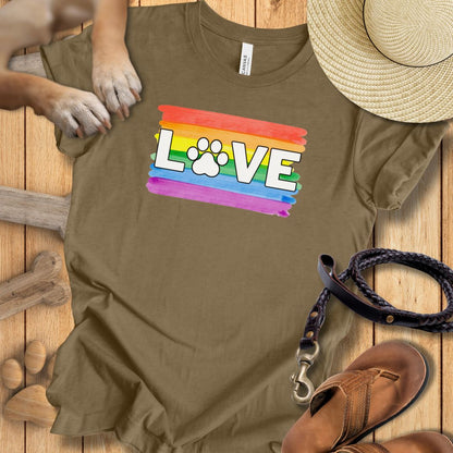 Pride Pfote - T-Shirt Unisex Modern Fit - Weich & Leicht