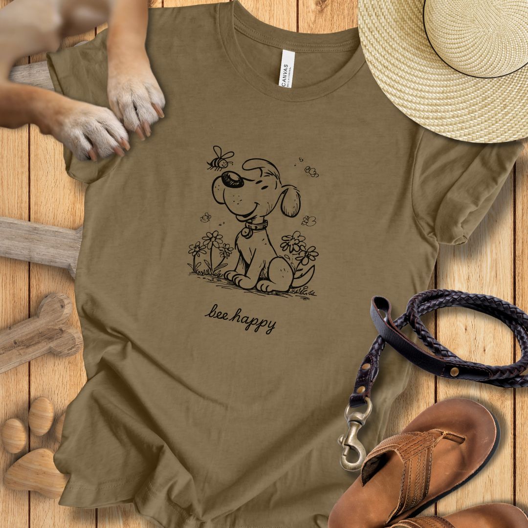 Bee happy - T-Shirt Damen Slim Fit