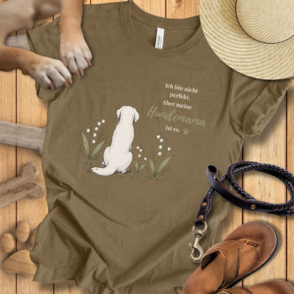 T-Shirt des Monats Mai "Hundemama - leise Liebe" - T-Shirt Unisex Modern Fit - Weich & Leicht