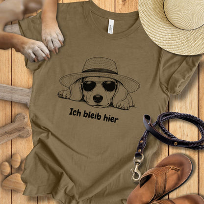 T-Shirt des Monats August - Ich bleib hier - Modern Fit - Weich & Leicht