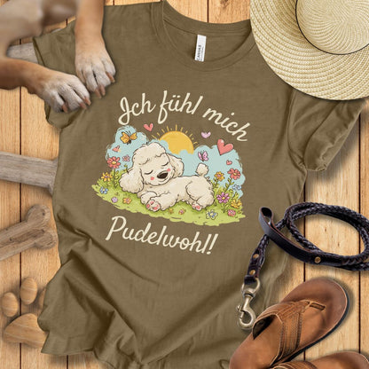 Ich fühl mich pudelwohl - T-Shirt Unisex Modern Fit - Weich & Leicht