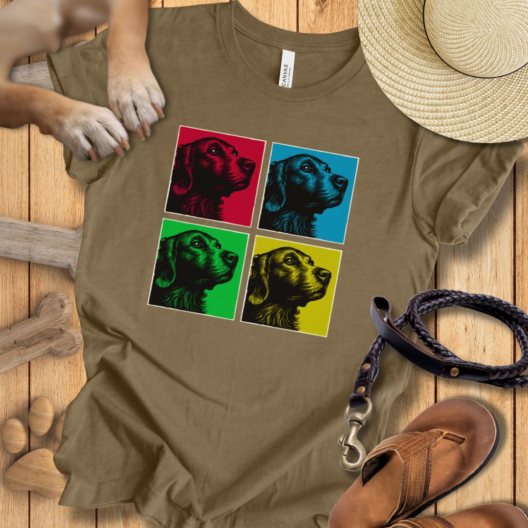 Pop Art Golden Retriever - T-Shirt Unisex Modern Fit - Weich & Leicht