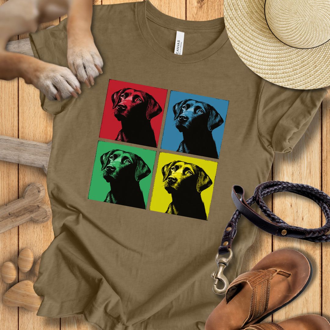 Pop Art Labrador - T-Shirt Unisex Slim Fit