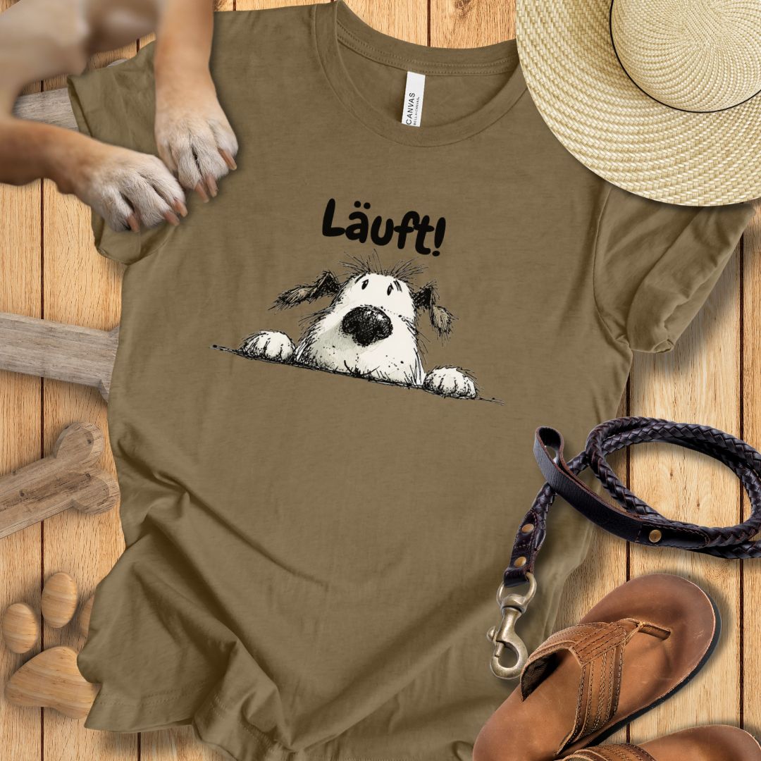 Läuft! - T-Shirt Unisex Modern Fit Weich & Leicht