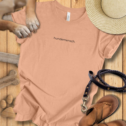 hundemensch. - T-Shirt Unisex Modern Fit - Weich & Leicht