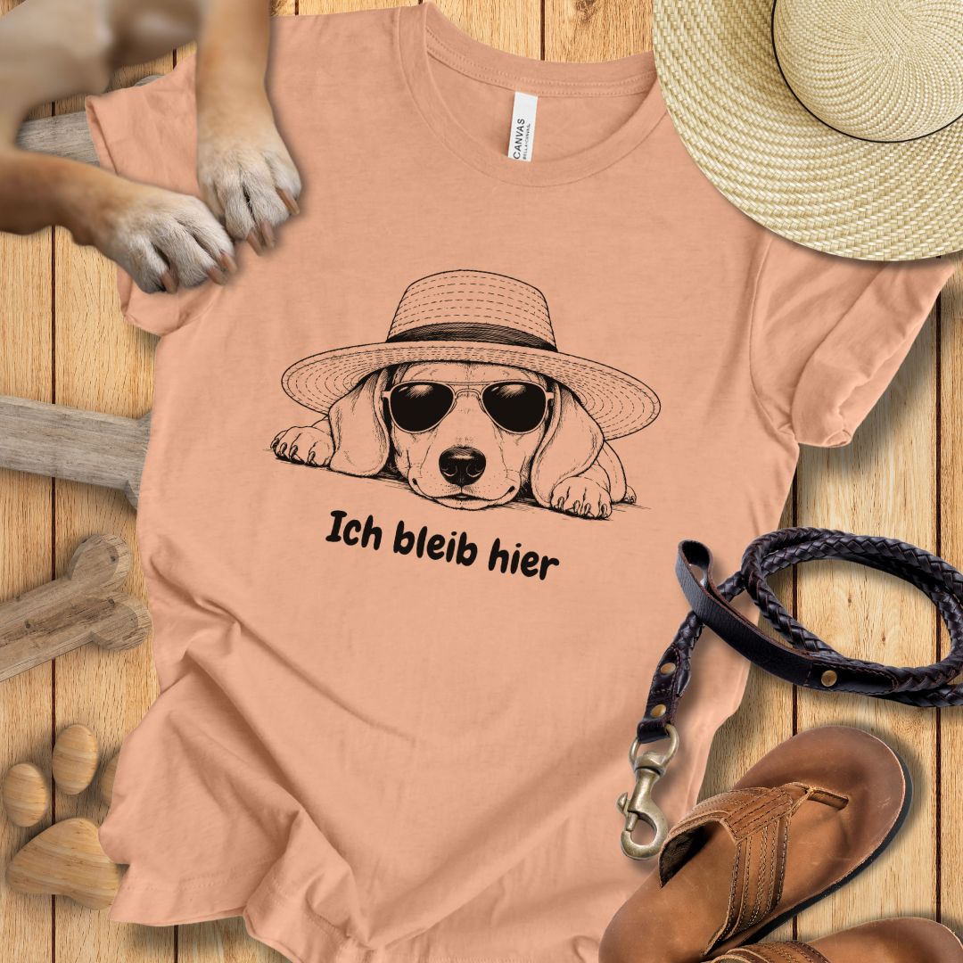 T-Shirt des Monats August - Ich bleib hier - Modern Fit - Weich & Leicht