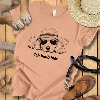 T-Shirt des Monats August - Ich bleib hier - Modern Fit - Weich & Leicht