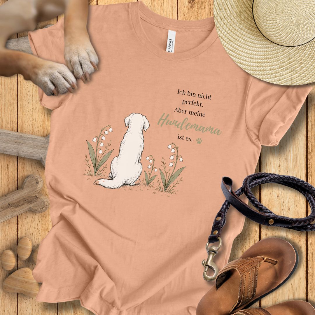 T-Shirt des Monats Mai "Hundemama - leise Liebe" - T-Shirt Unisex Modern Fit - Weich & Leicht